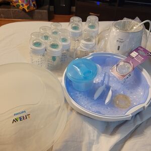 Philips Avent Baby Bottle Set with Sterilizer
